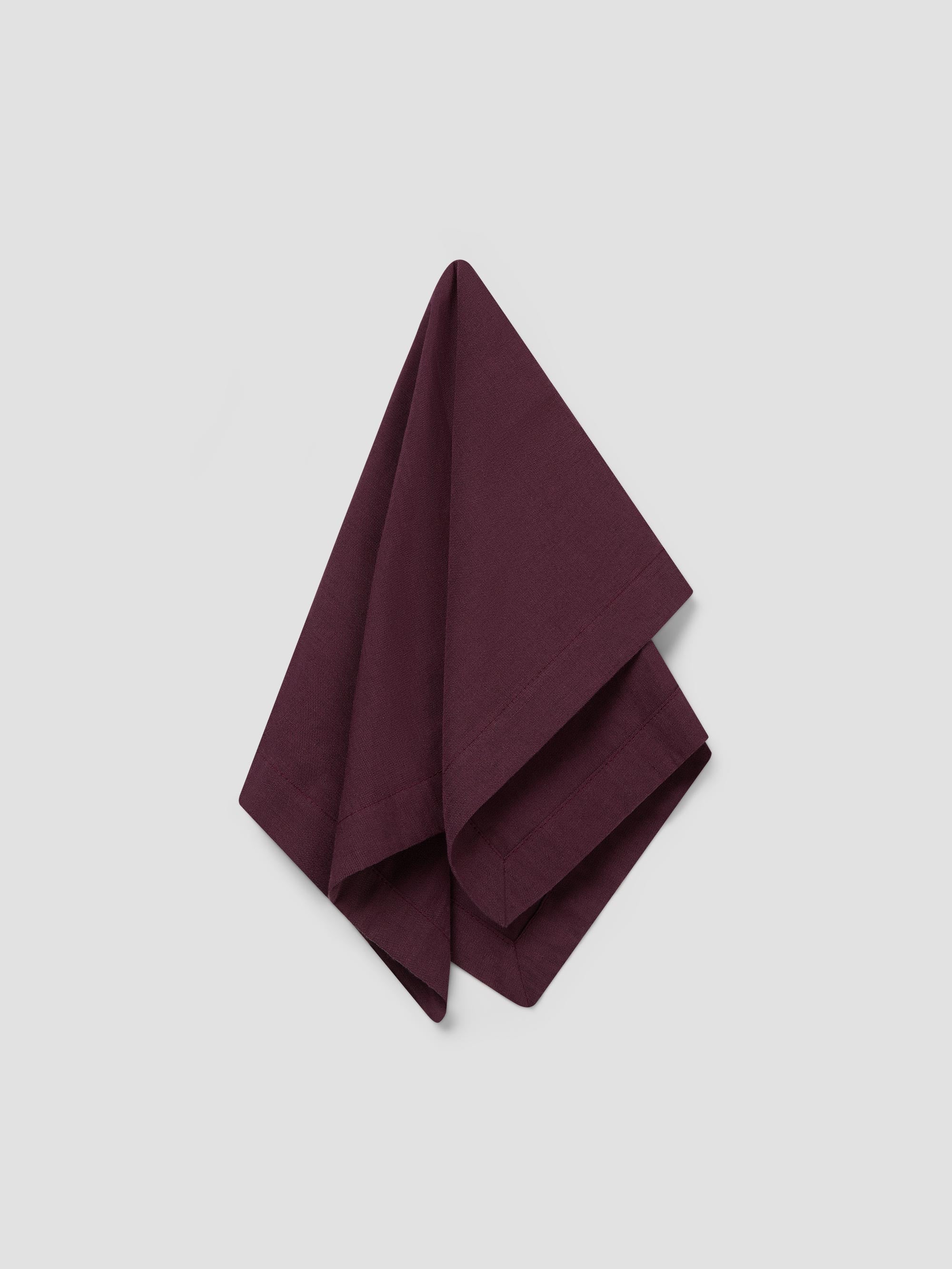 Berry Linen Blend Napkins Set of 4 - Image 2