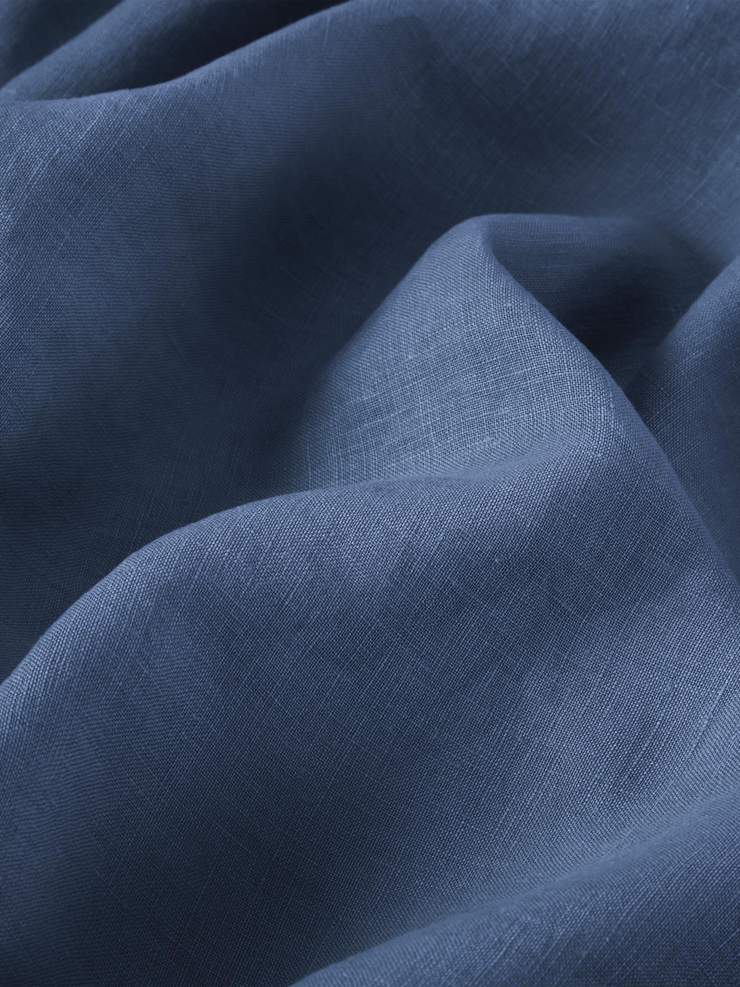 Blueberry Linen Blend Flat Sheet - Image 3