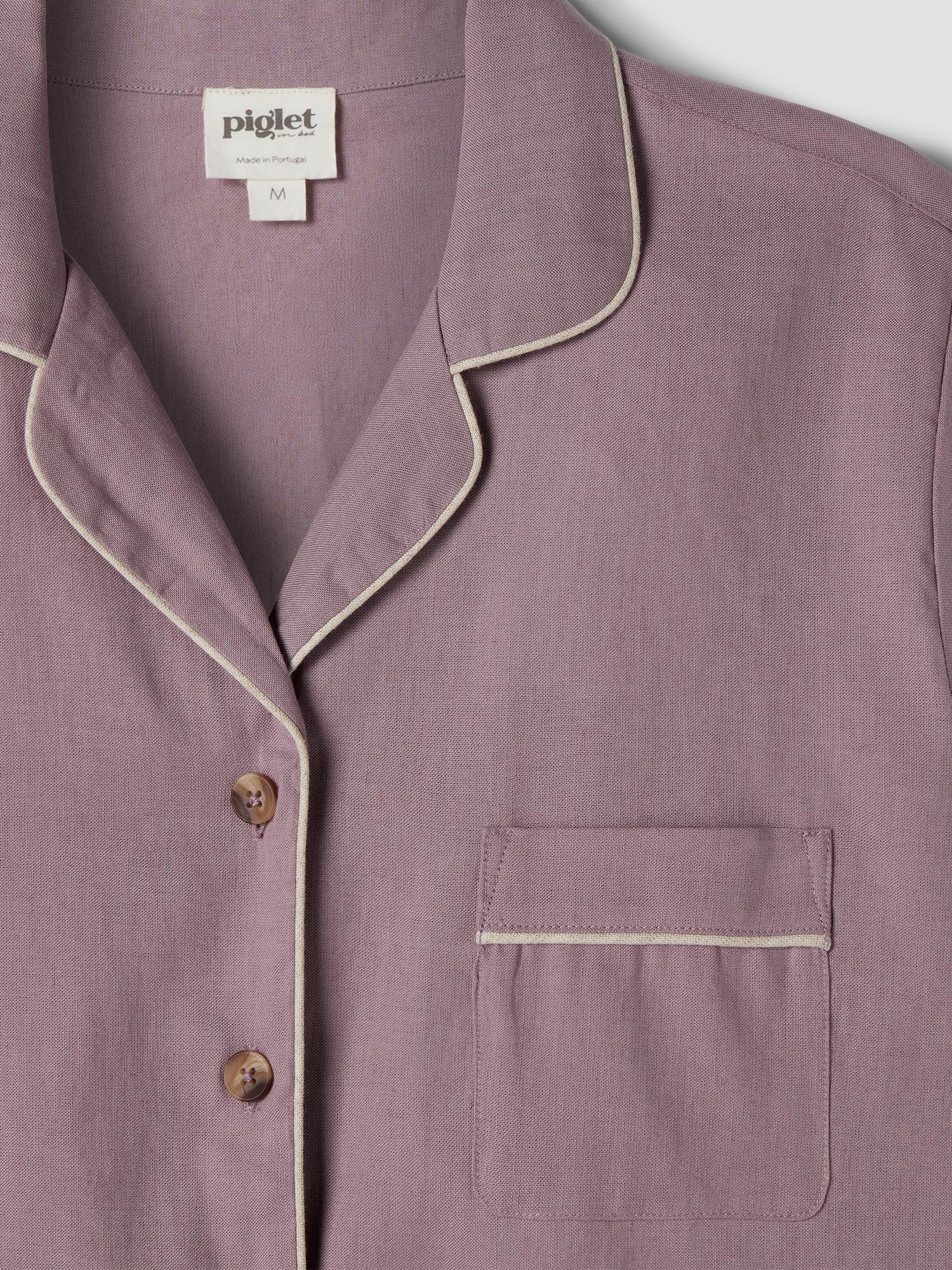 Elderberry Linen Blend Pajama Set - Image 2