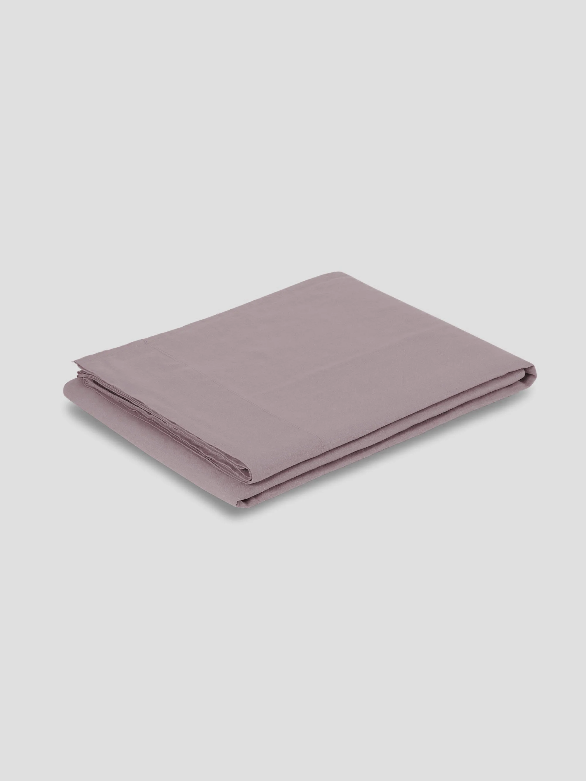 Elderberry Linen Blend Flat Sheet - Image 2