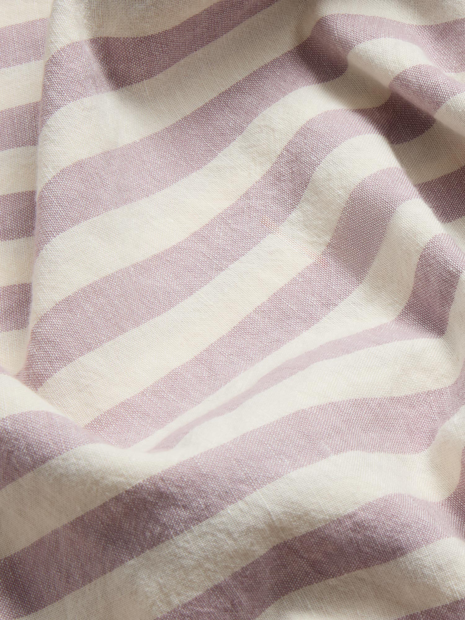 Elderberry Pembroke Stripe Linen Blend Sheet Set - Image 2