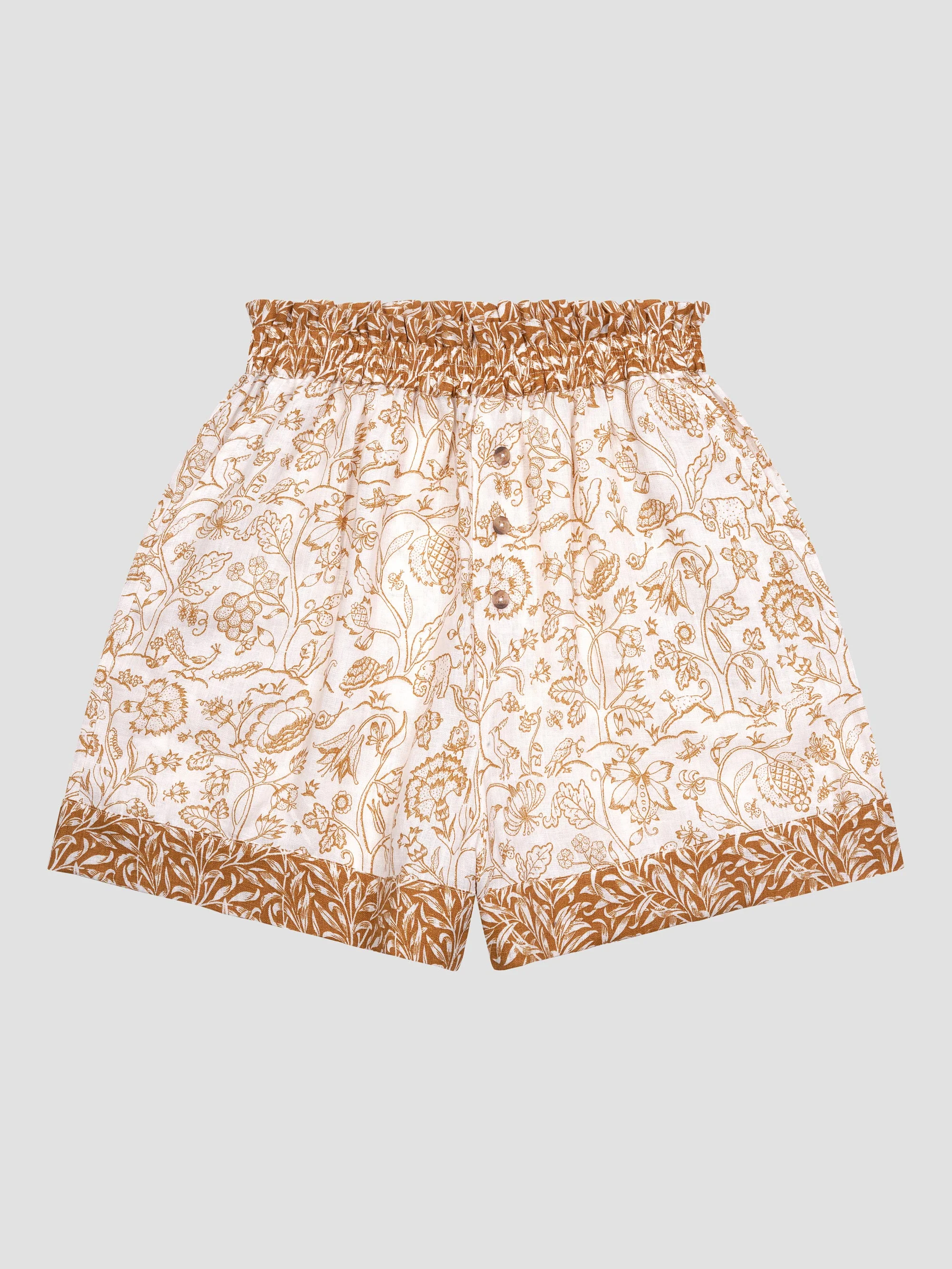 Ernest White Middlemore Linen Women’s Pajama Shorts Set - Image 3