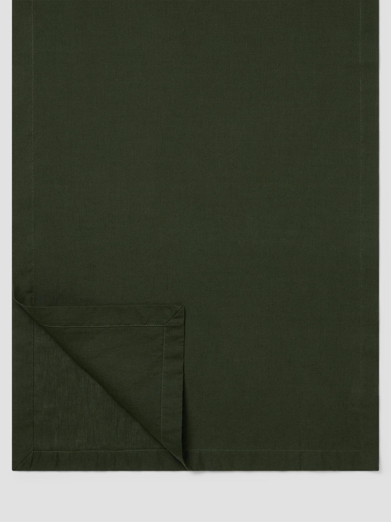 Fern Green Linen Blend Table Runner