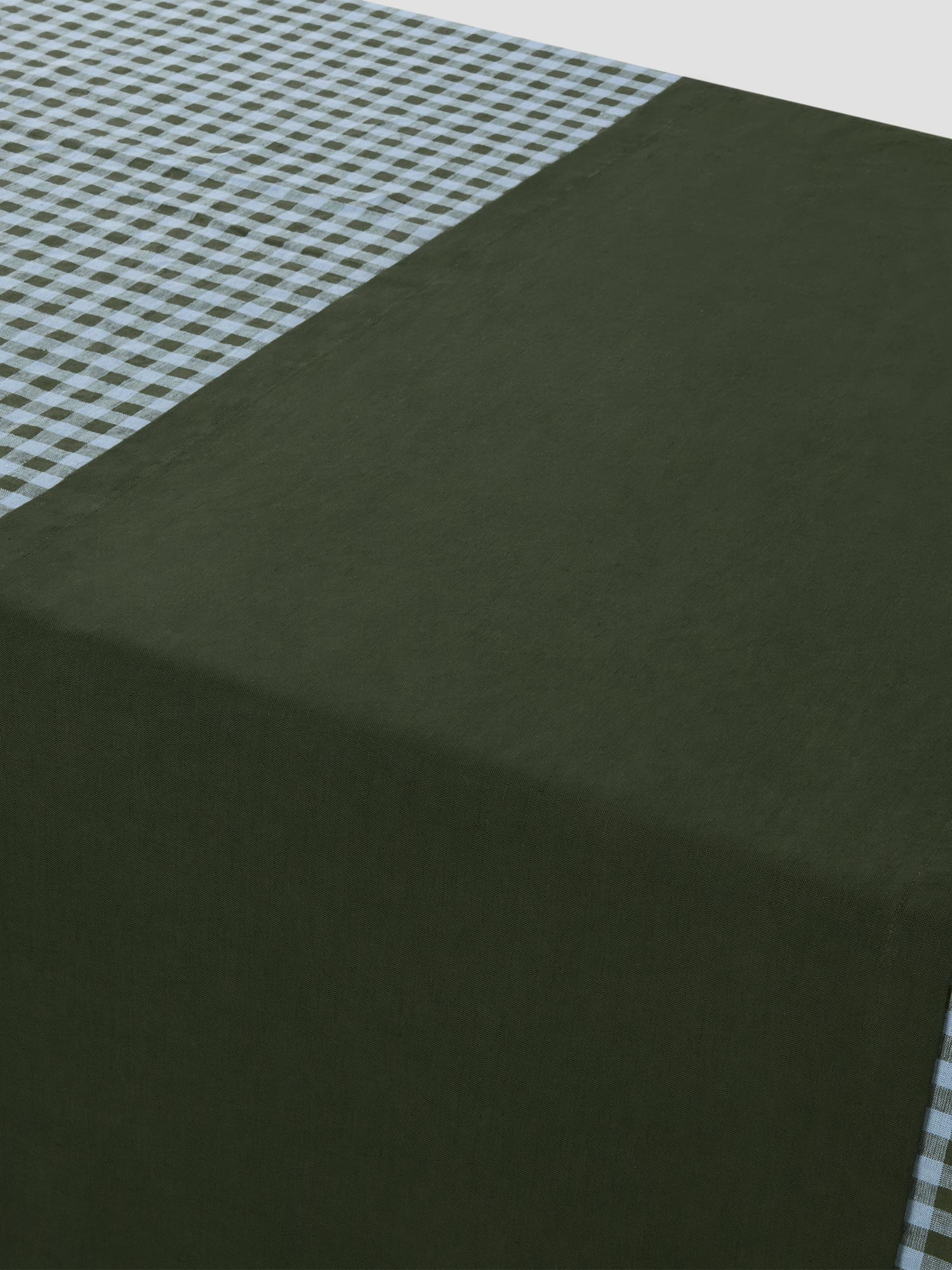 Fern Green Linen Blend Table Runner - Image 2