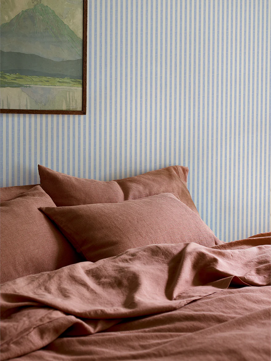 Meadow Blue Pembroke Stripe Wallpaper - Image 2
