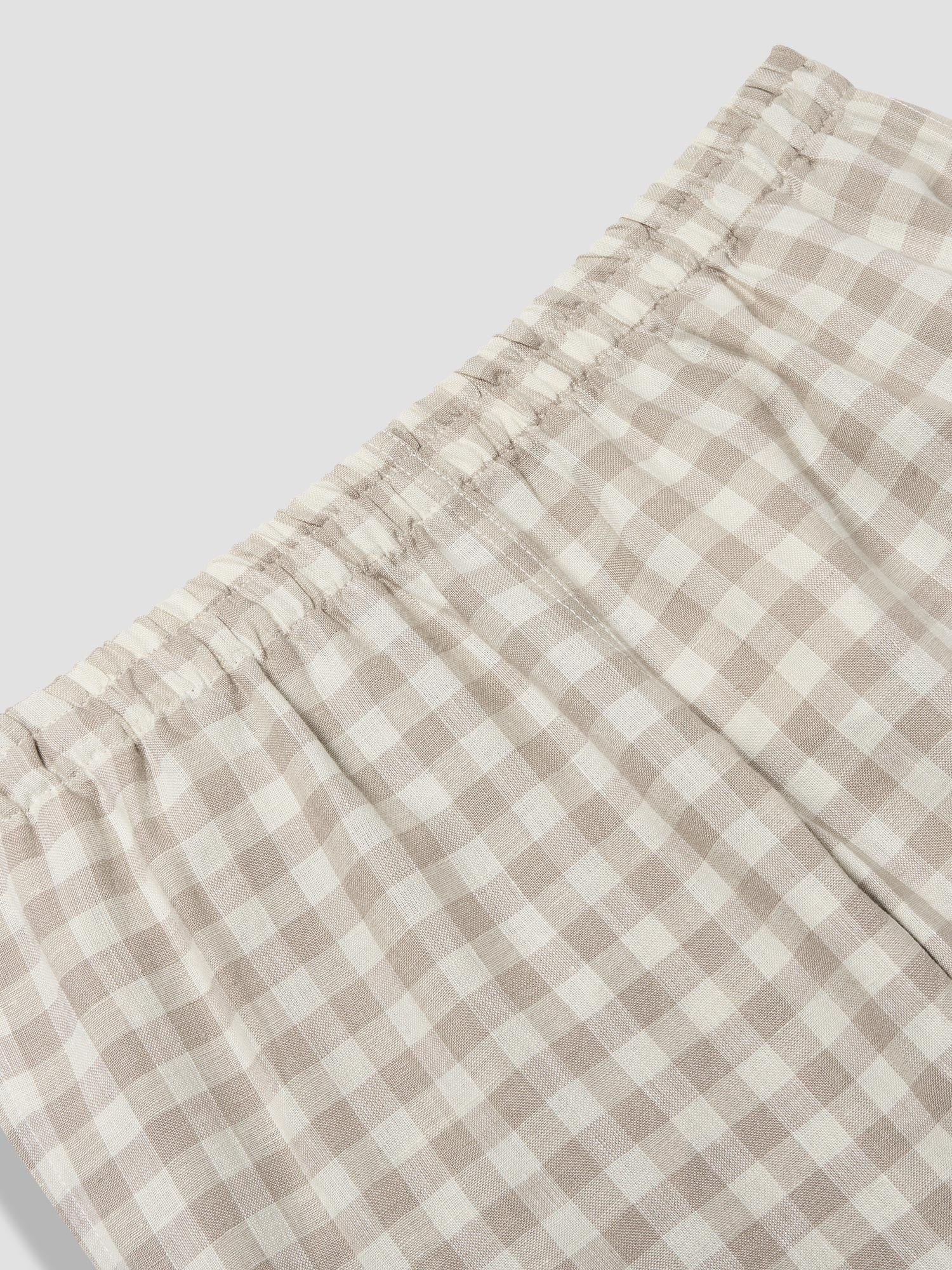 Men's Mushroom Gingham Pajama Set - Image 3