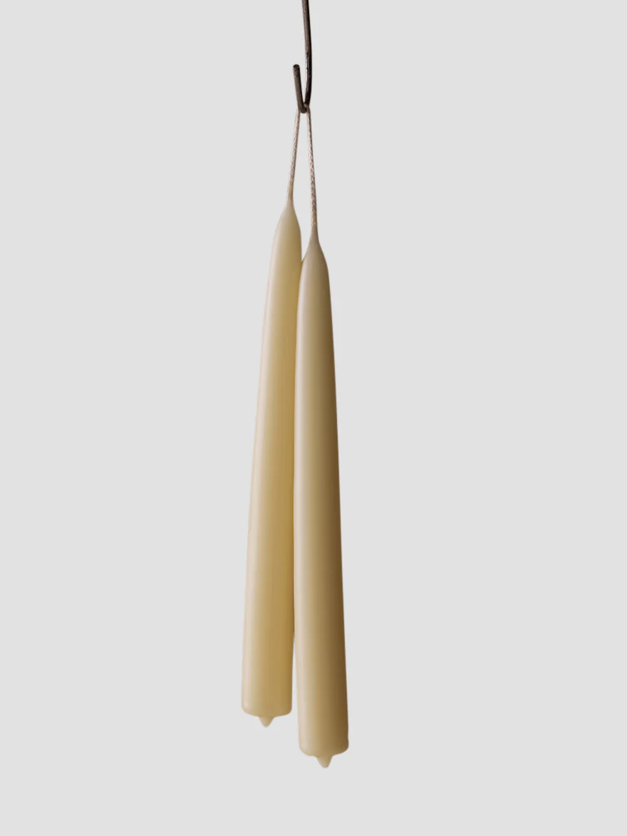 Mother's Milk Beeswax Dining Candles Set of 2