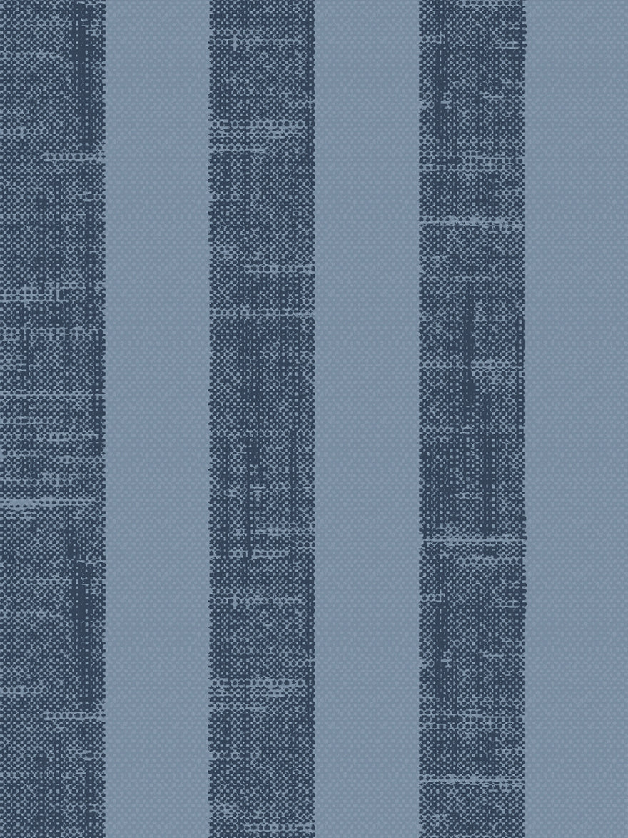 Navy Pembroke Stripe Wallpaper - Image 4