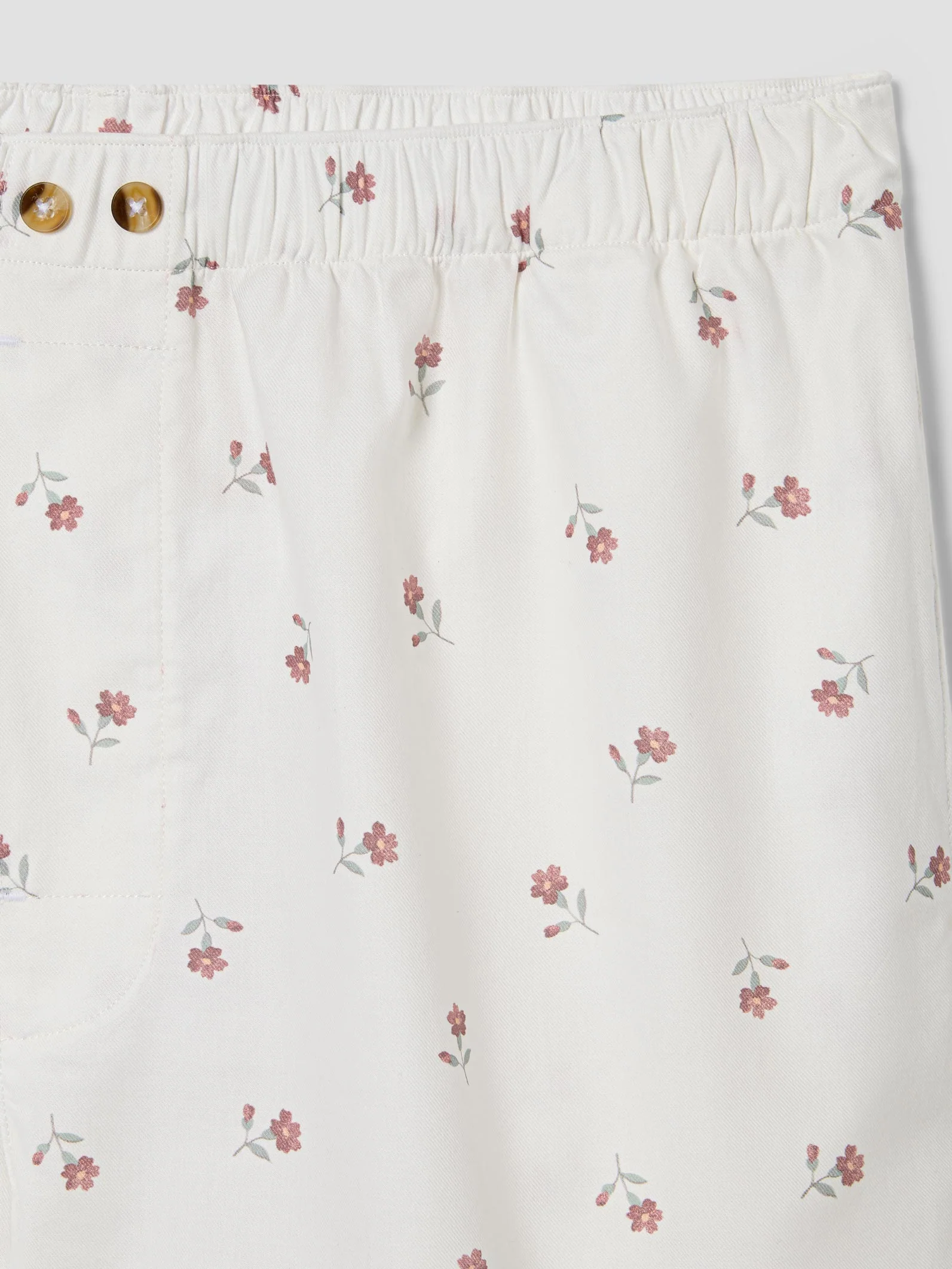 Pearl Posy Bud Cotton Boxer Shorts - Image 3