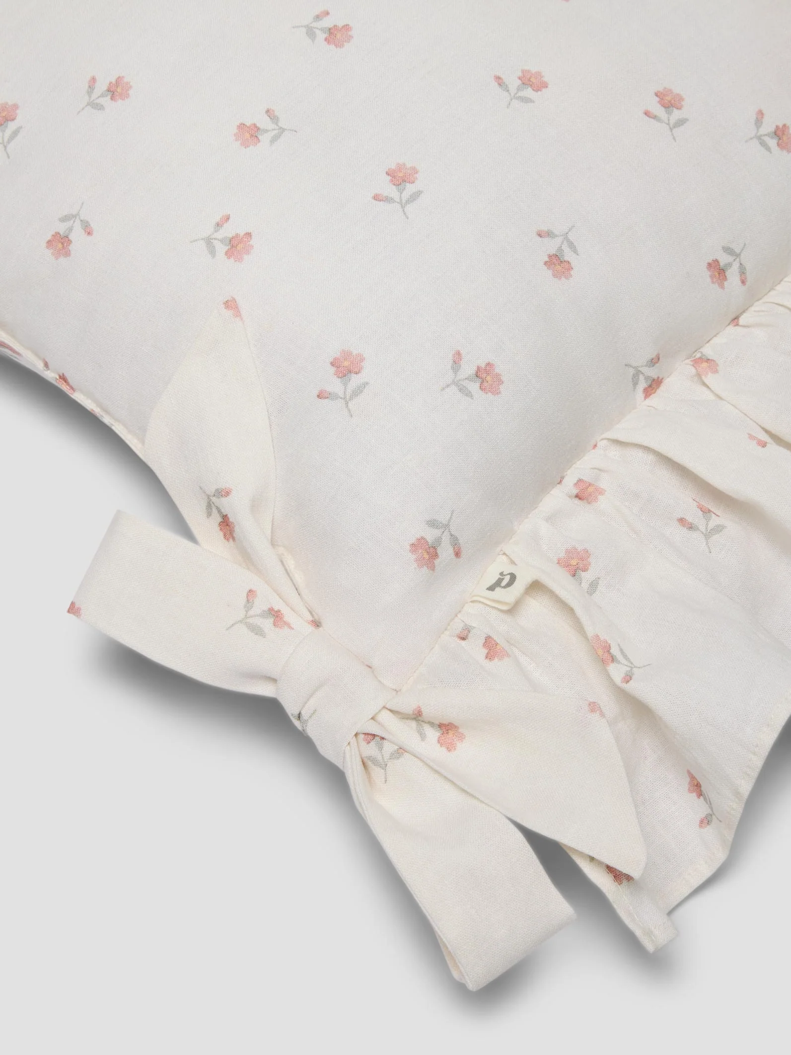 Pearl Posy Bud Frill Linen Blend Seat Pad - Image 3