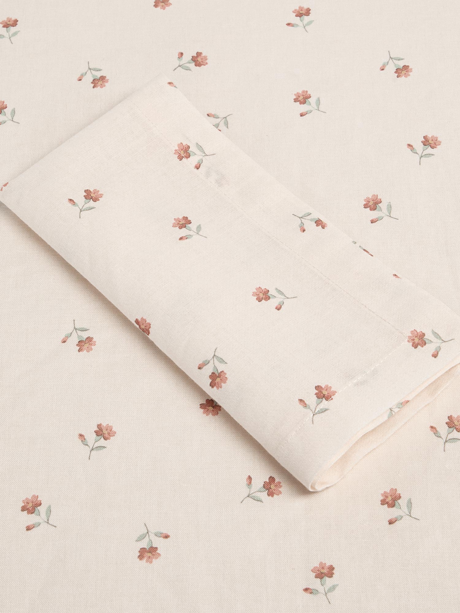 Pearl Posy Bud Linen Blend Napkin Set of 4 - Image 3