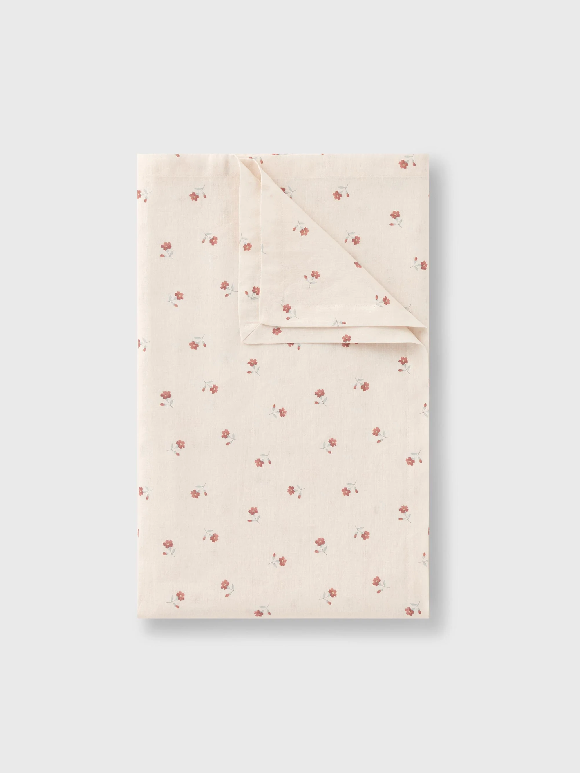 Pearl Posy Bud Linen Blend Table Runner