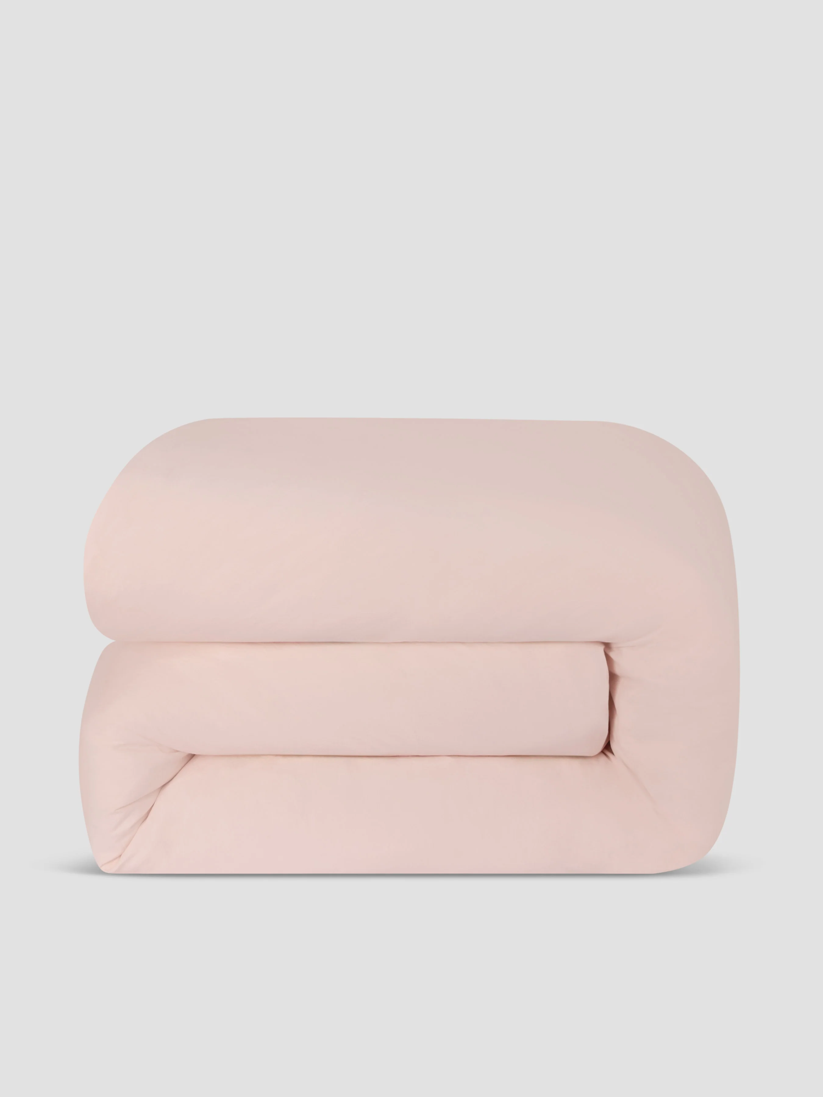 Poetic Pink Washed Cotton Percale Duvet Cover - Image 2