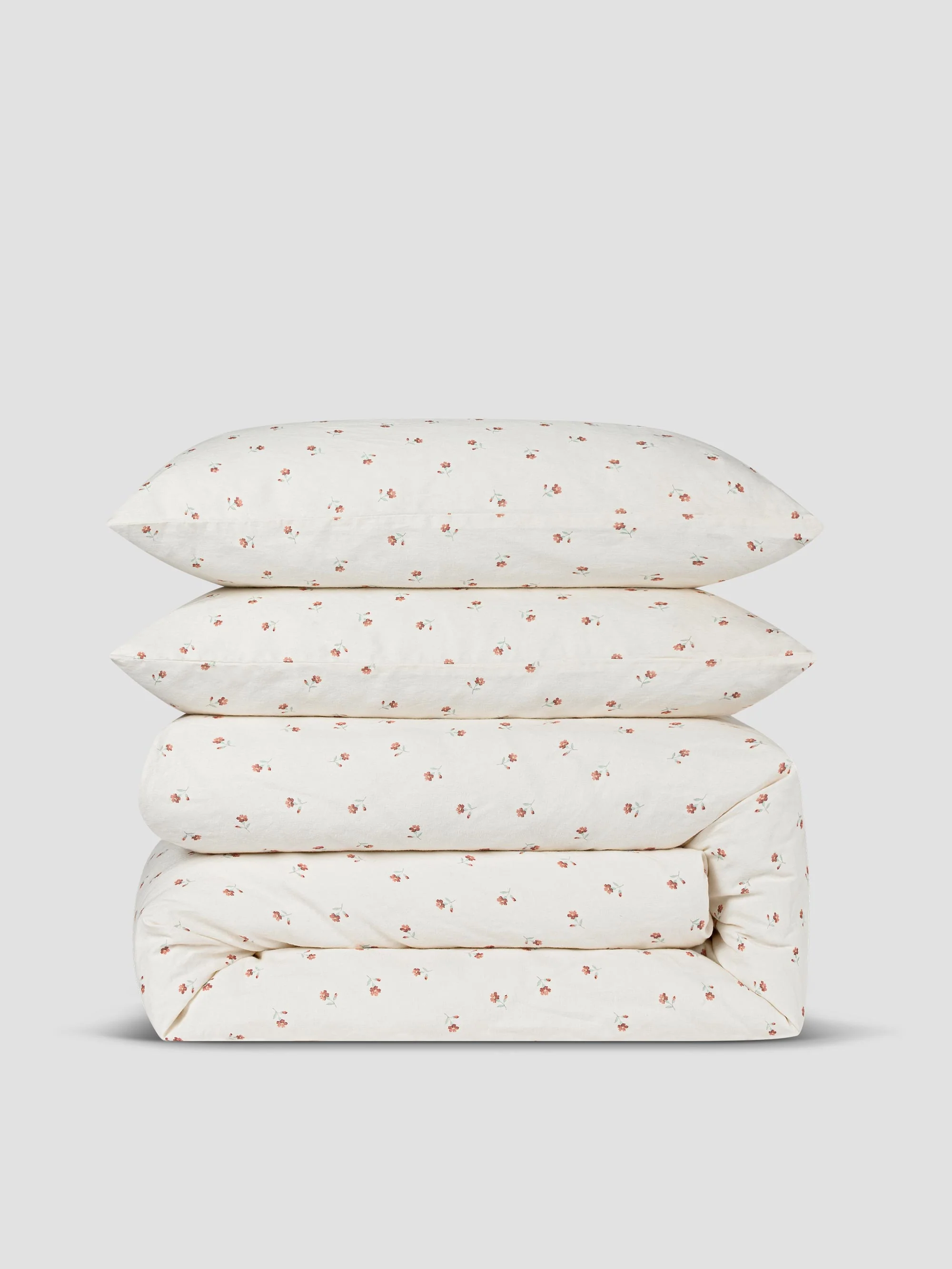Posy Bud Linen Blend Duvet Set