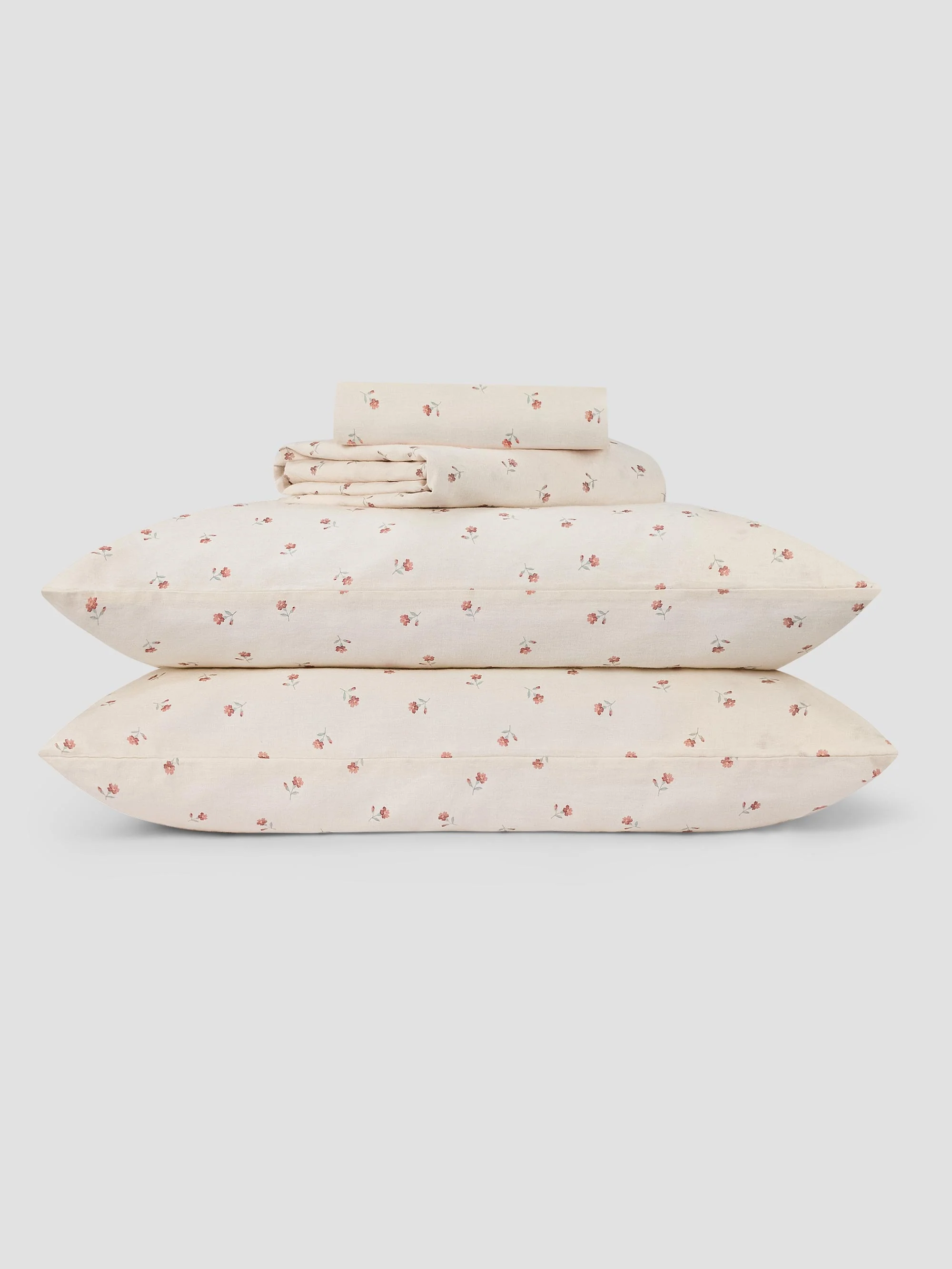 Posy Bud Linen Blend Sheet Set