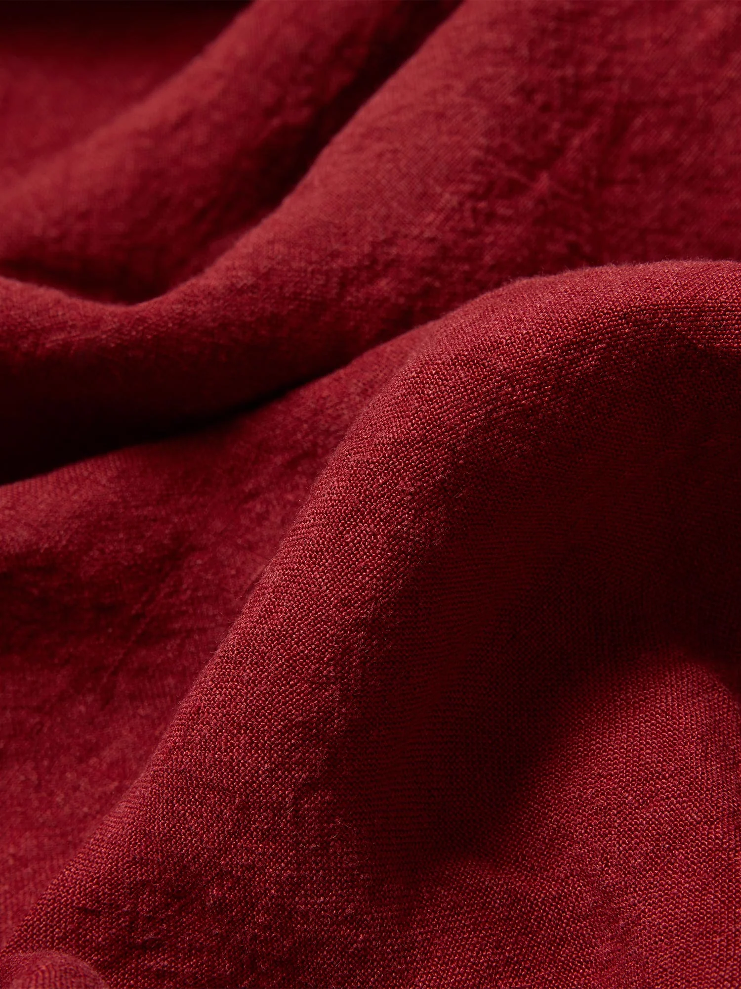 Rhubarb Linen Blend Sheet Set - Image 2