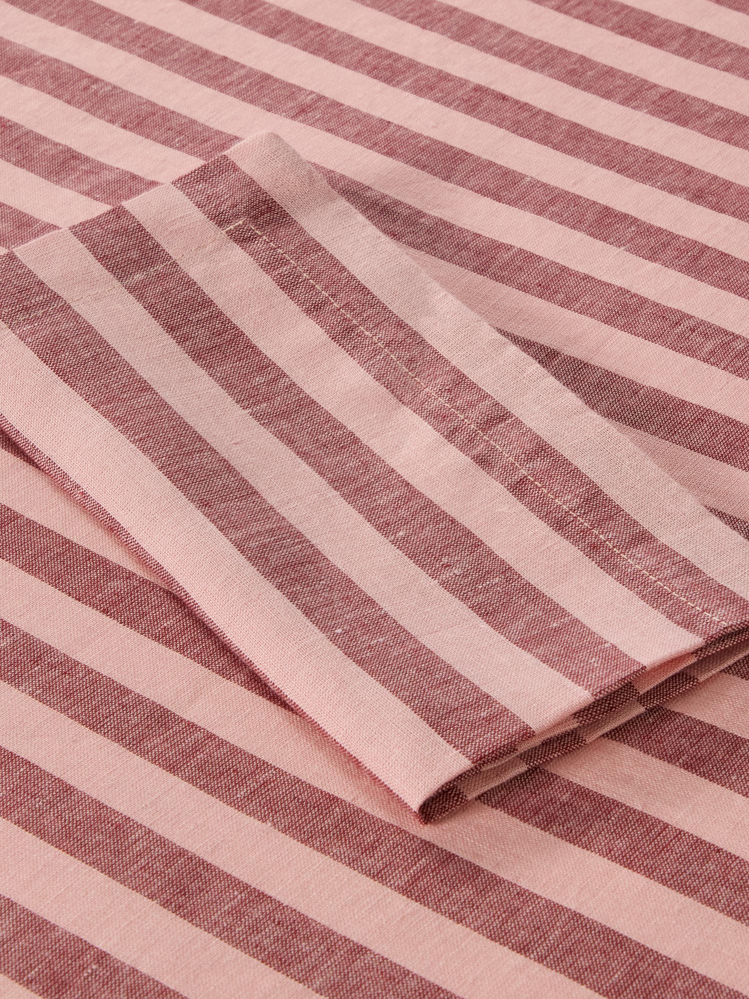 Rhubarb & Rose Pembroke Stripe Linen Blend Napkins Set of 4 - Image 3