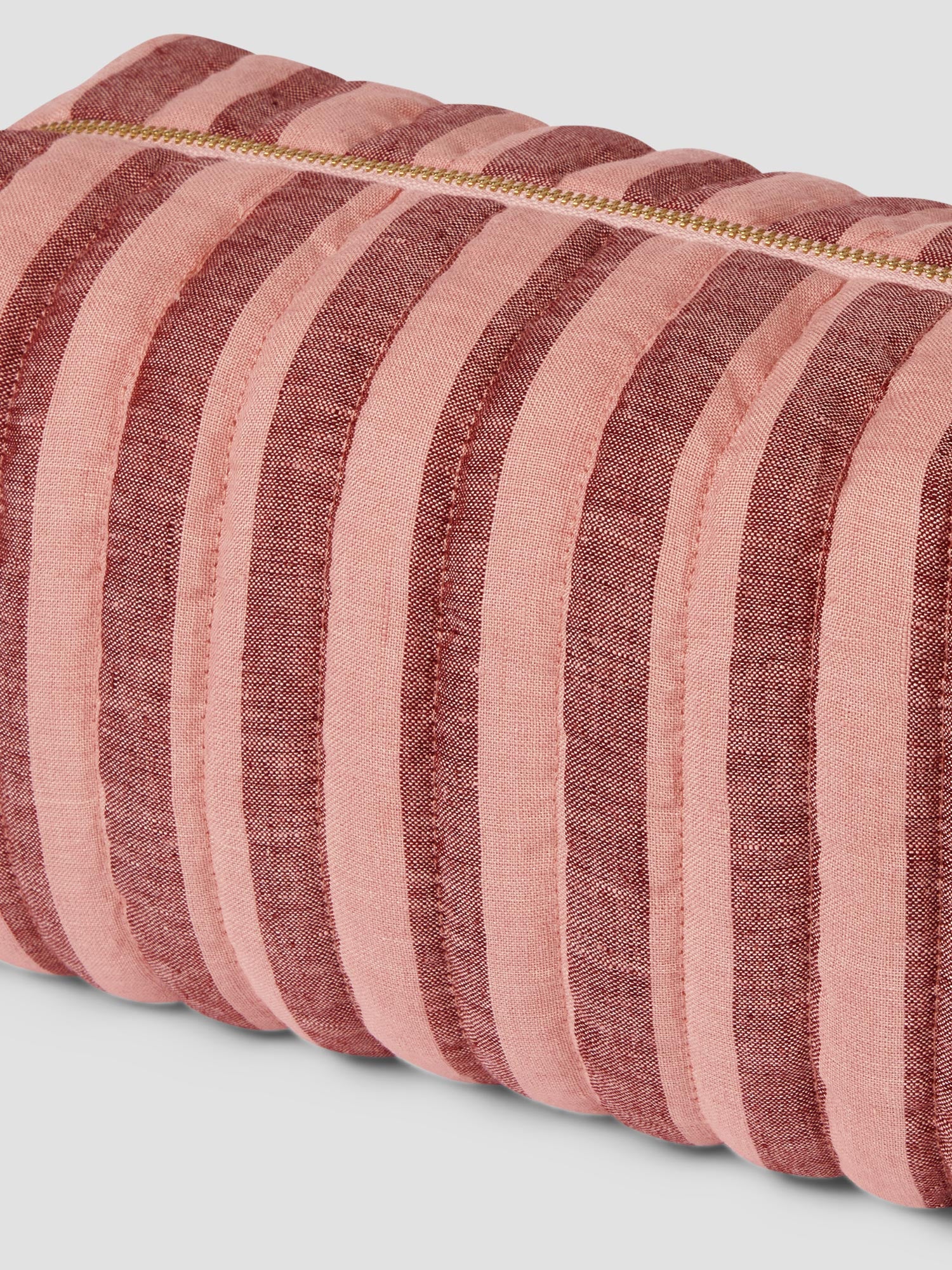 Rhubarb & Rose Pembroke Stripe Linen Blend Wash Bag - Image 3
