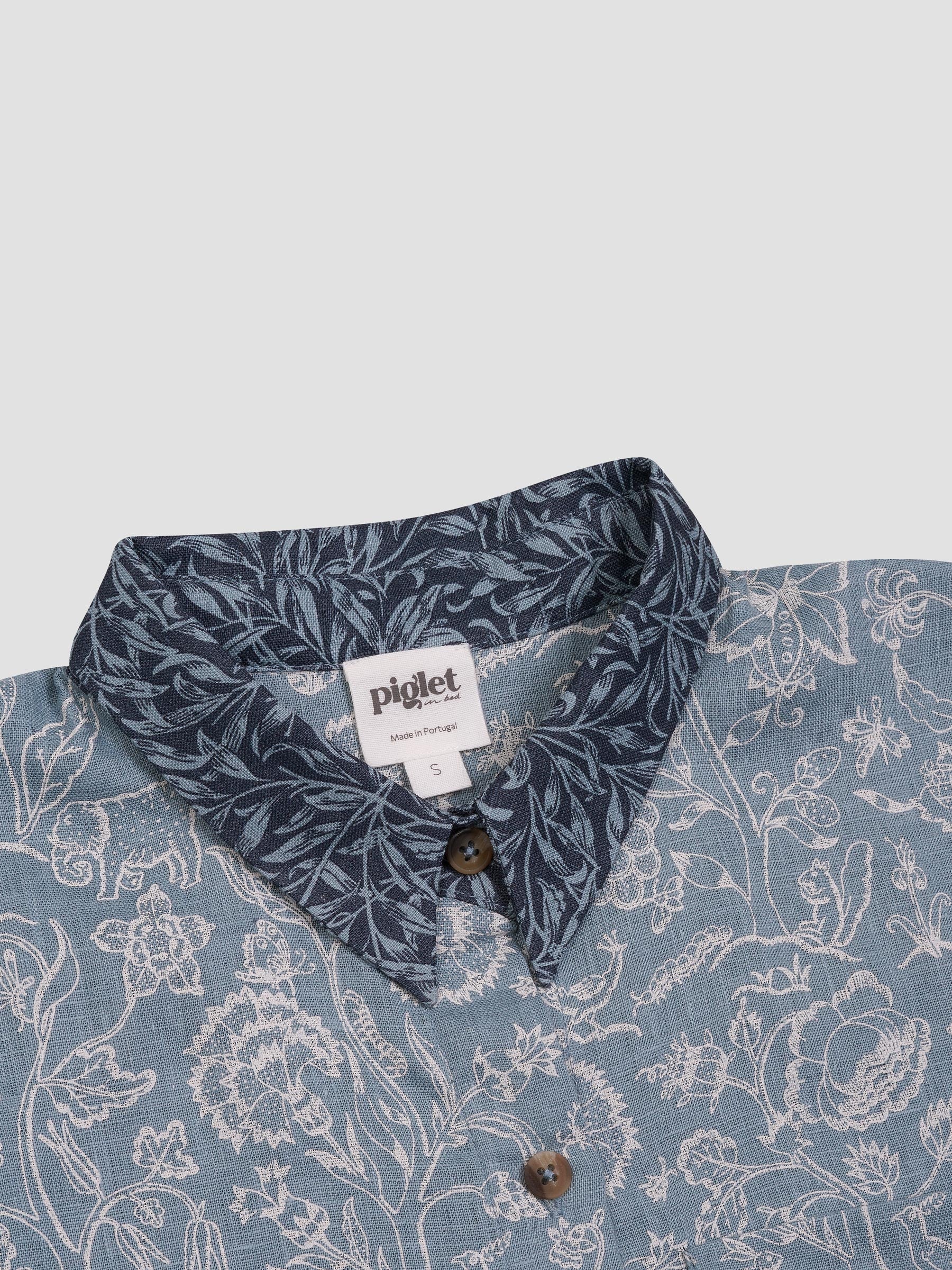 River Wandle Middlemore Linen Women’s Pajama Shorts Set - Image 5