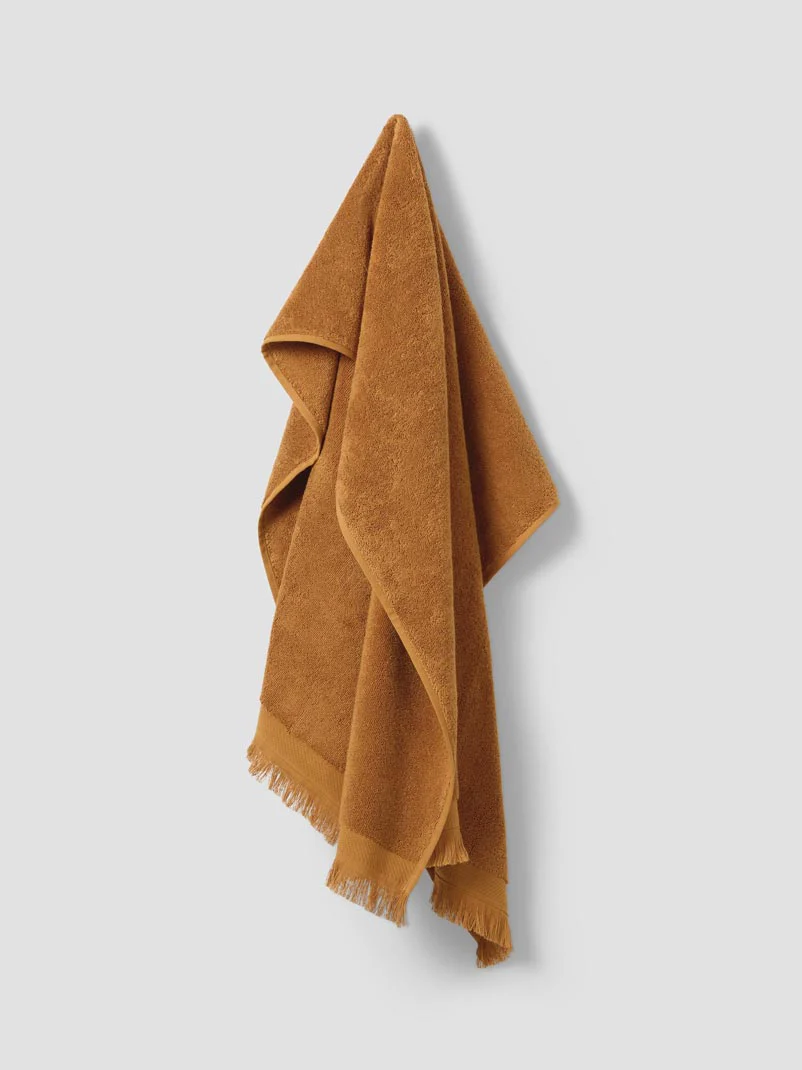 Russet Yellow Fringe Edge Cotton Towels - Image 4