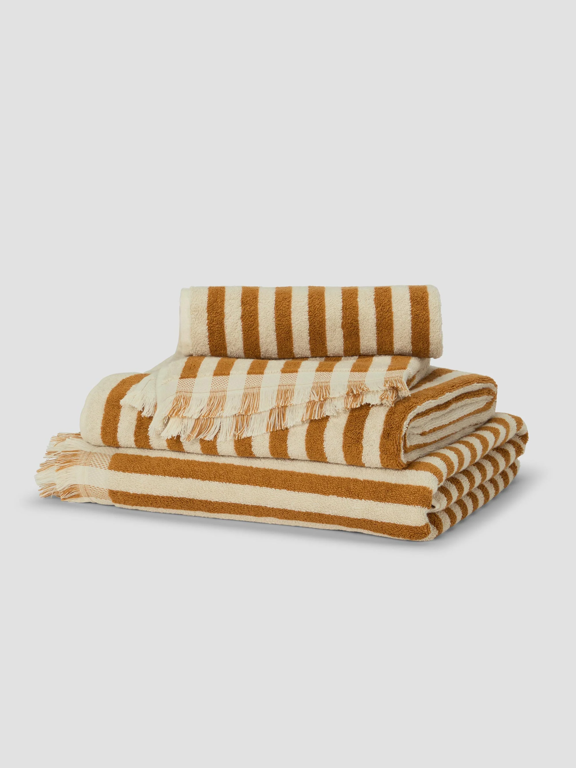Russet Yellow Pembroke Stripe Towel Small Bundle - Image 2