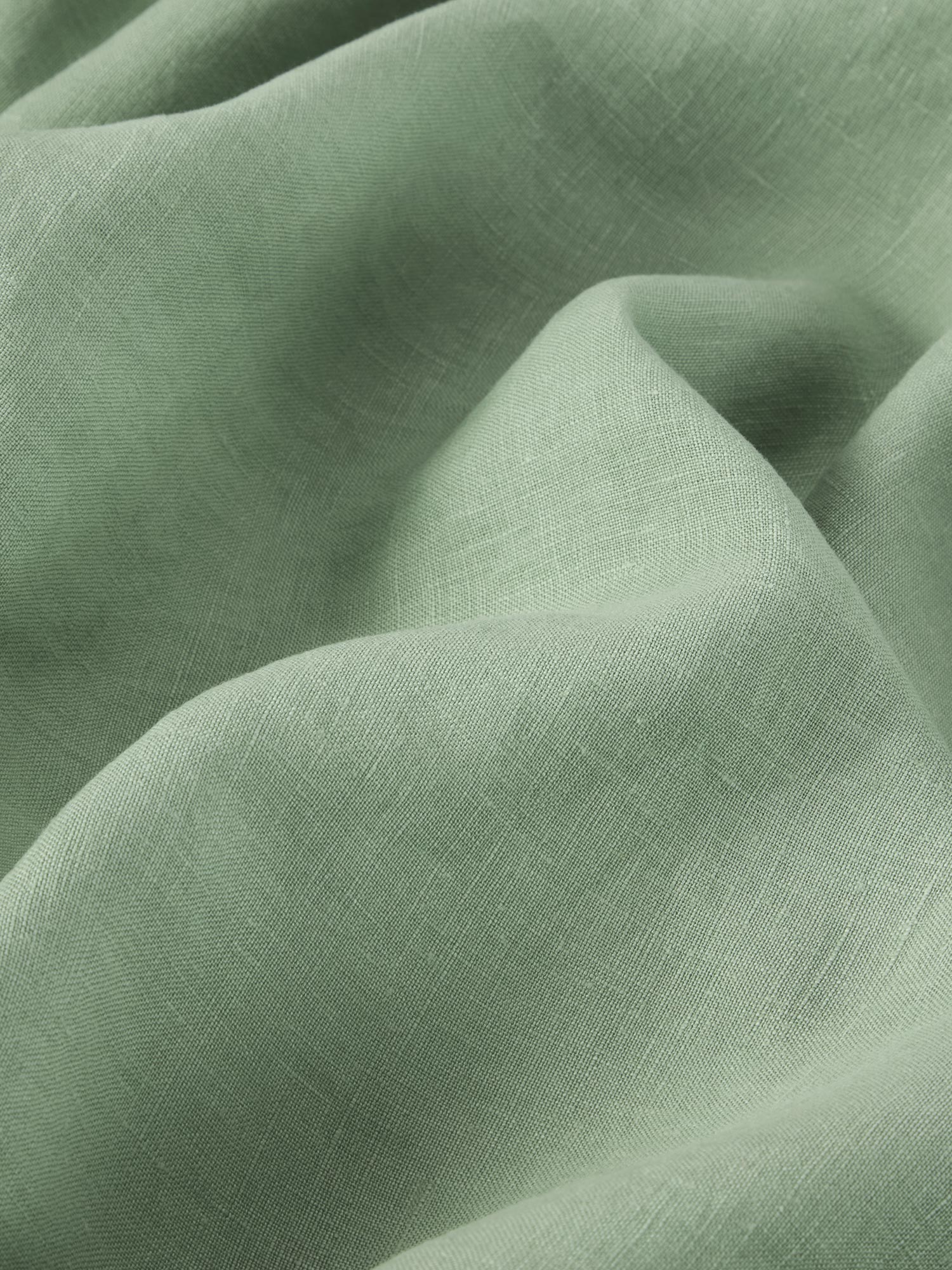 Sage Green 100% Linen Square Pillowcases (Pair) - Image 3