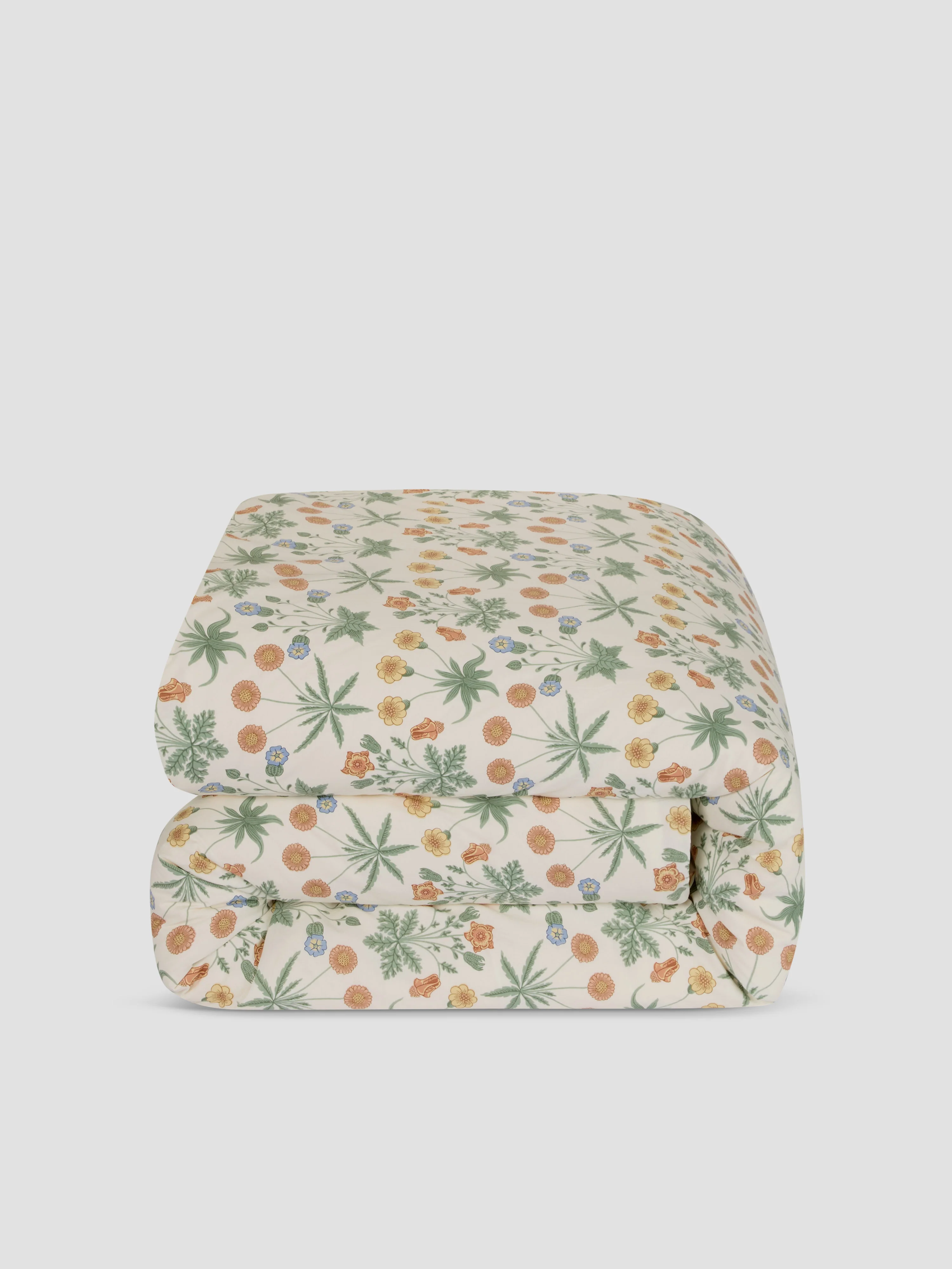 Sage & Mindful Cream Daisy Cotton Duvet Cover - Image 2