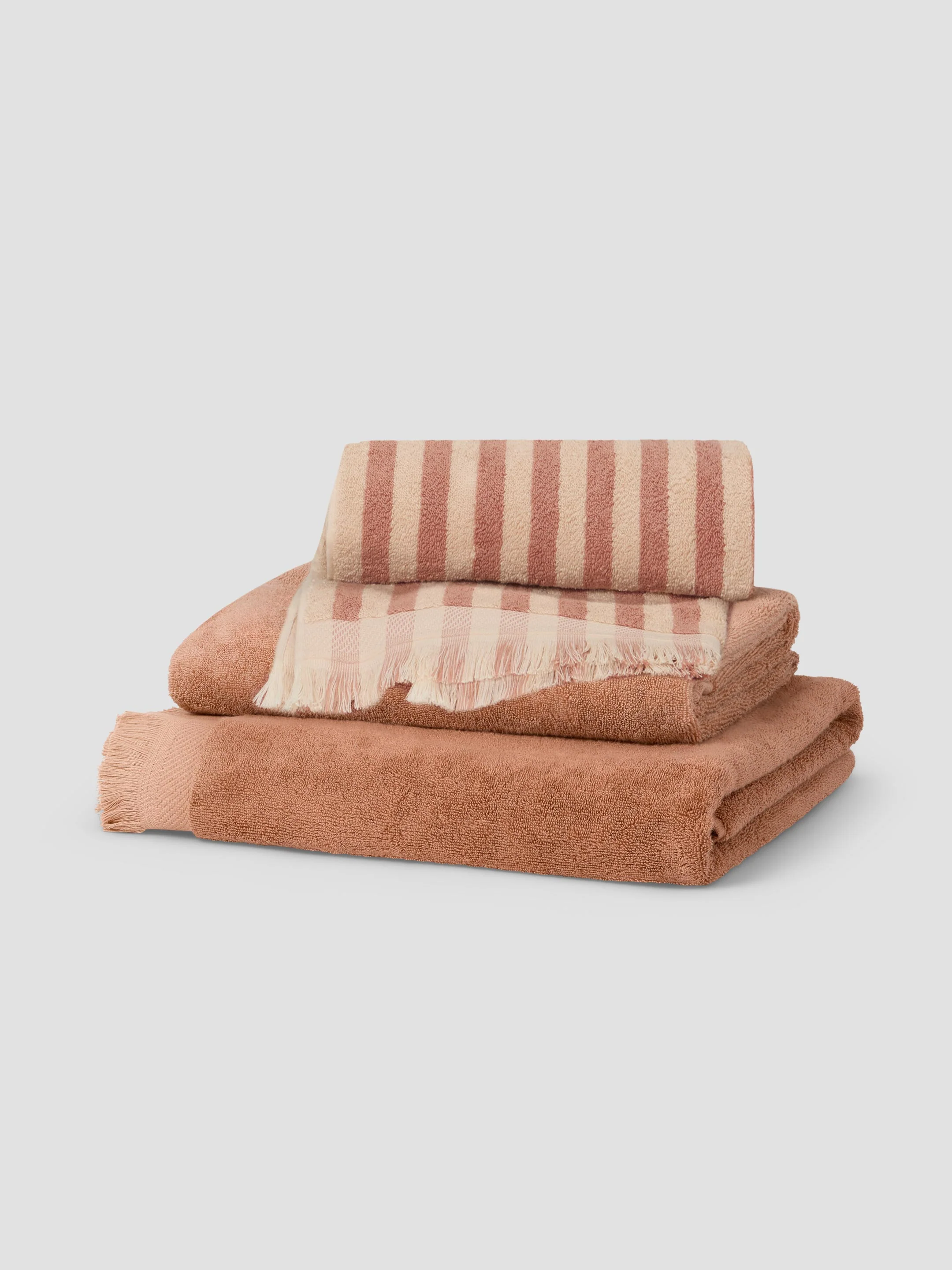 Sand Shell Cotton Towel Bundle