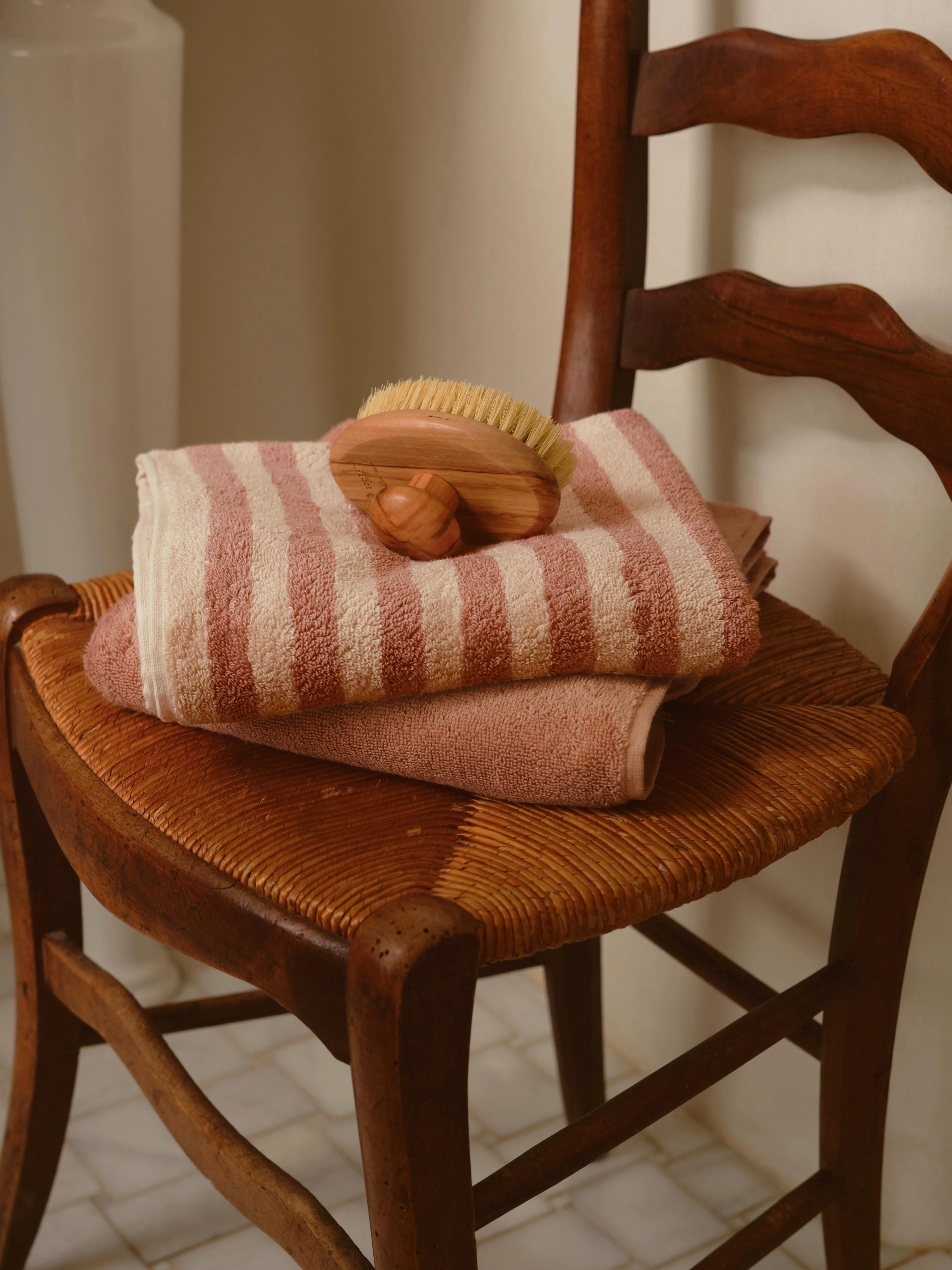 Sand Shell Fringe Edge Cotton Towels - Image 2