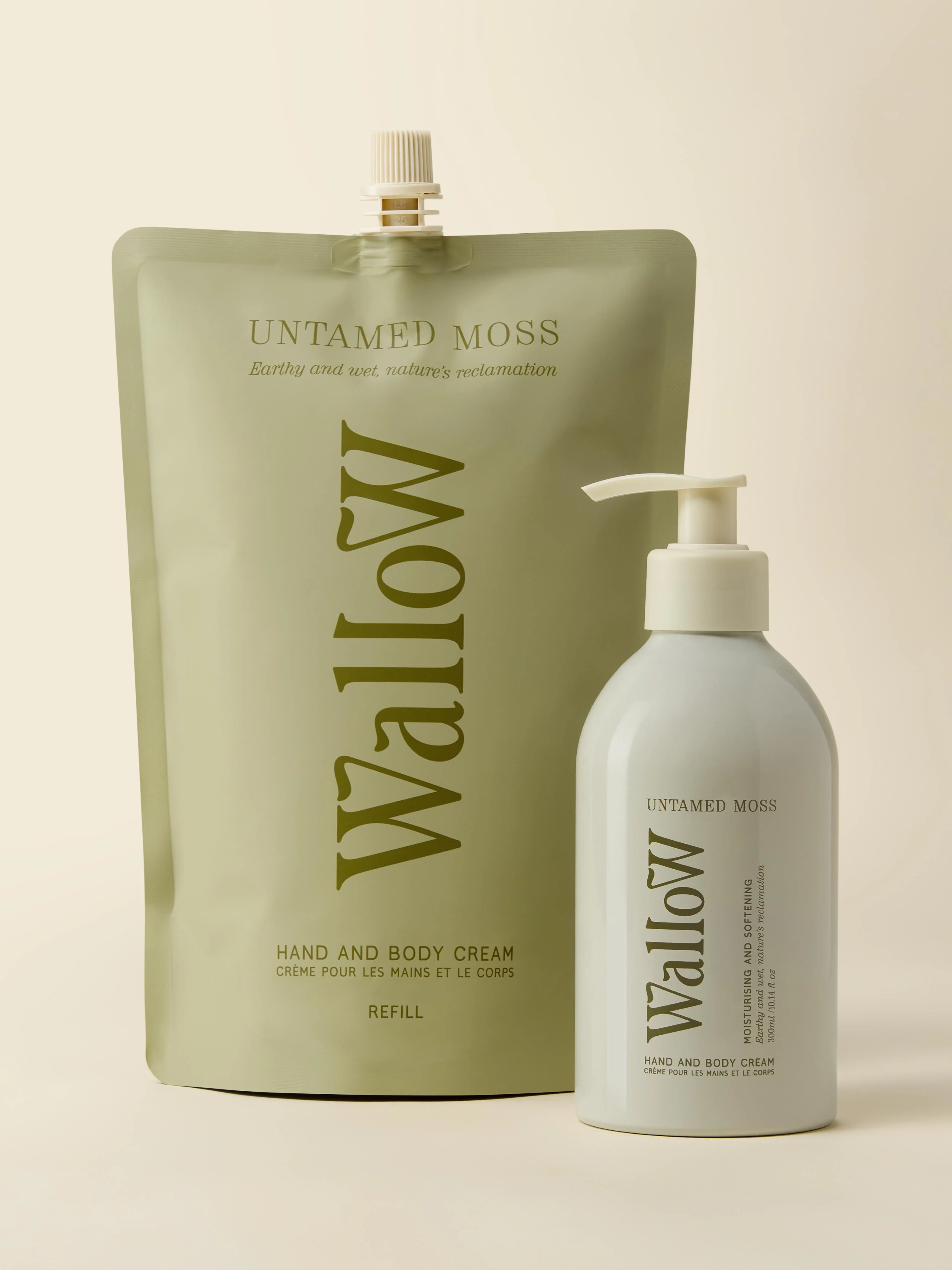 Wallow Untamed Moss Hand & Body Cream Refill - Image 2