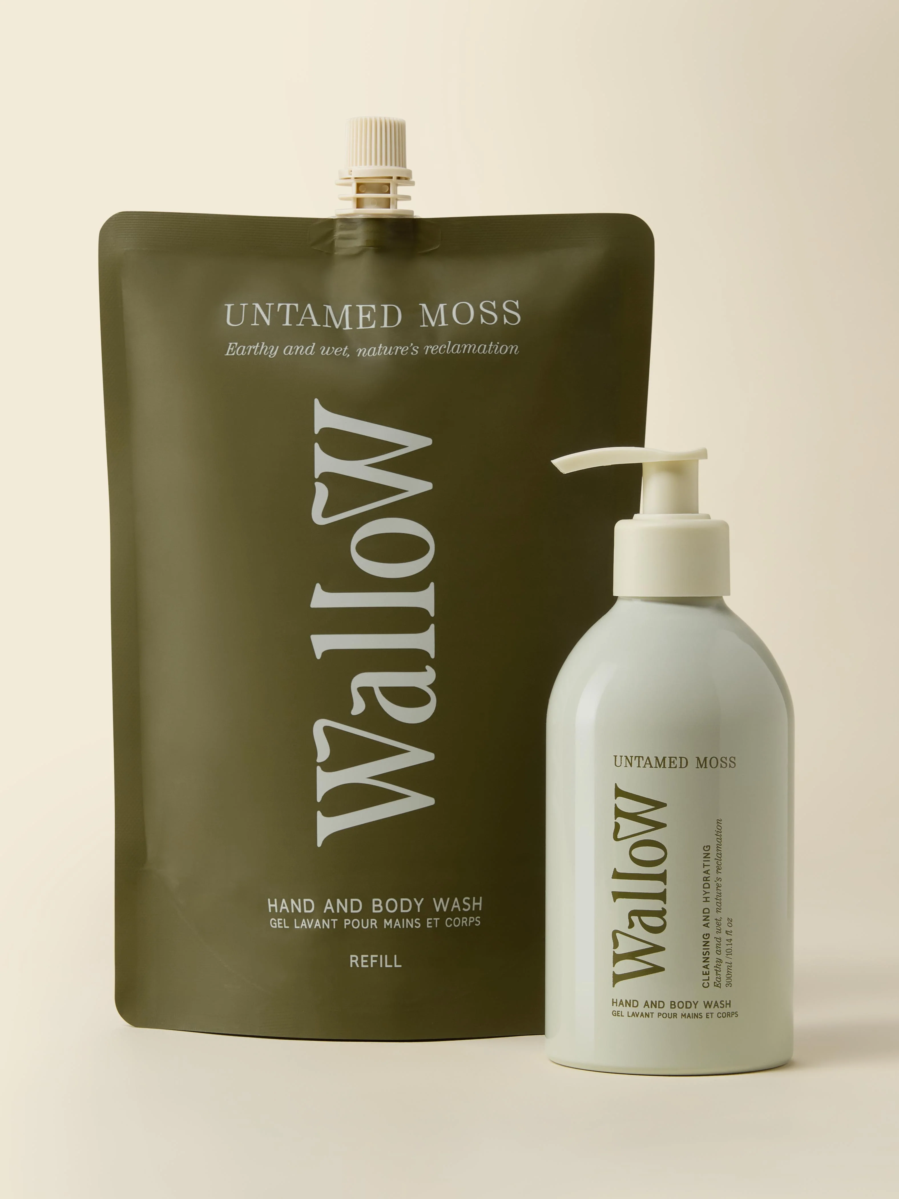 Wallow Untamed Moss Hand & Body Wash Refill - Image 2