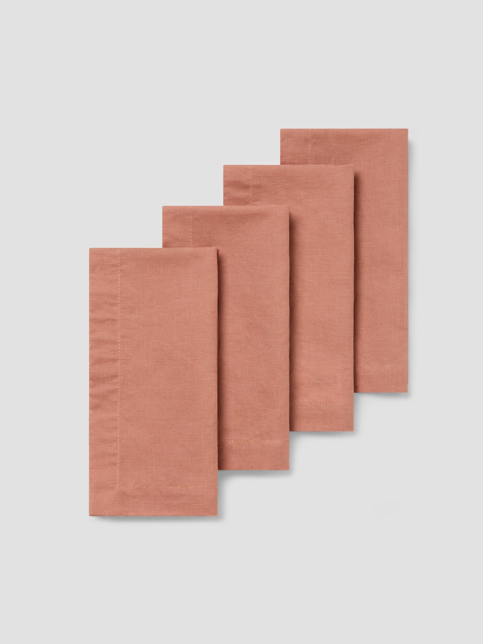 Warm Clay Linen Blend Napkins Set of 4