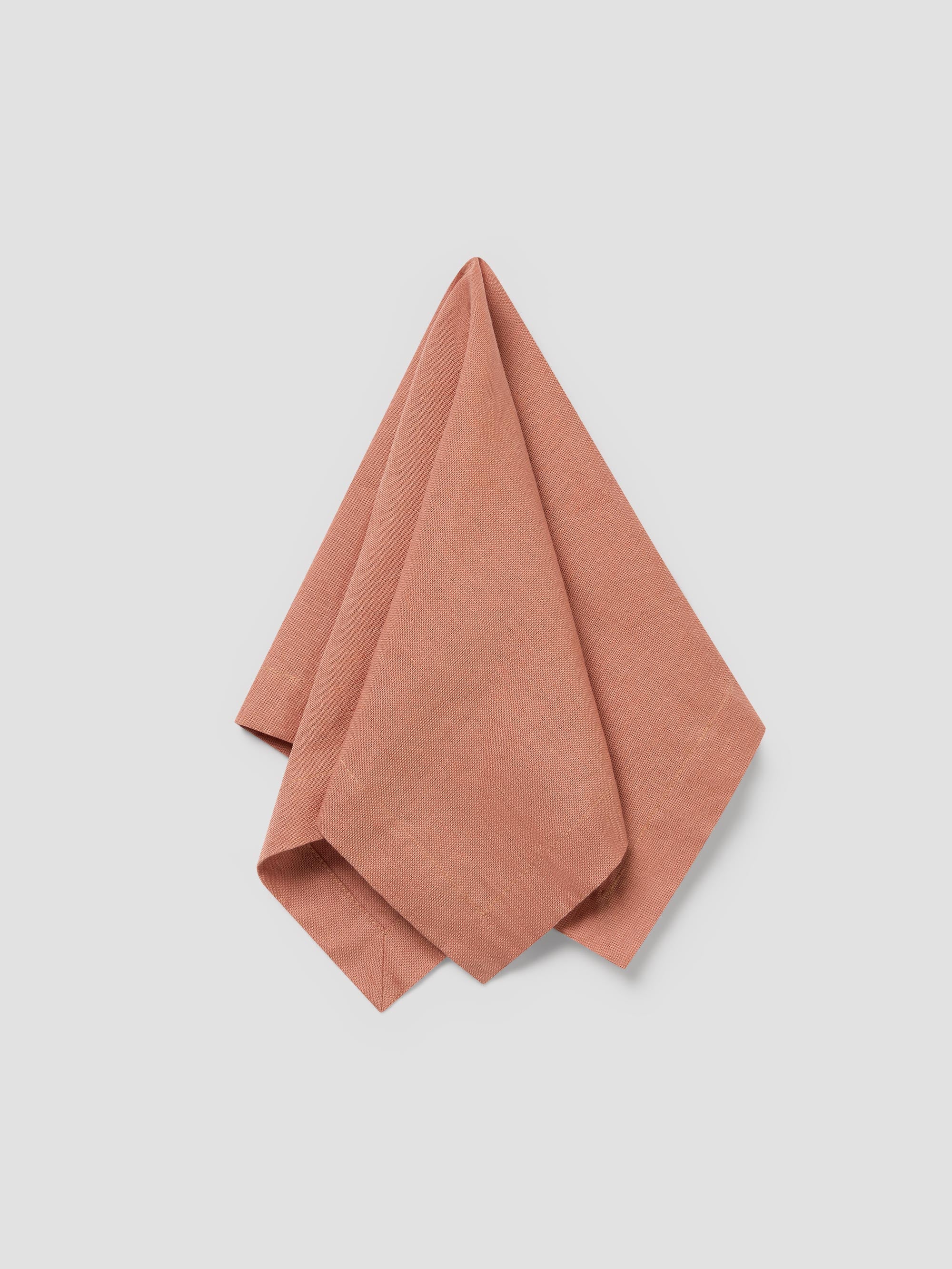 Warm Clay Linen Blend Napkins Set of 4 - Image 2