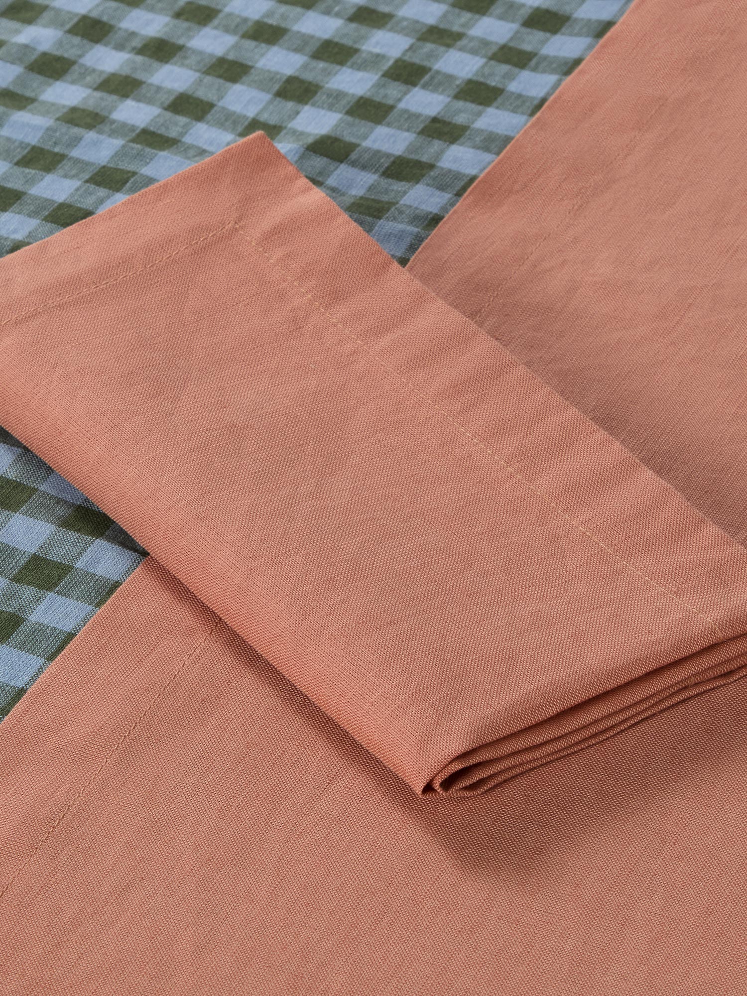 Warm Clay Linen Blend Napkins Set of 4 - Image 3