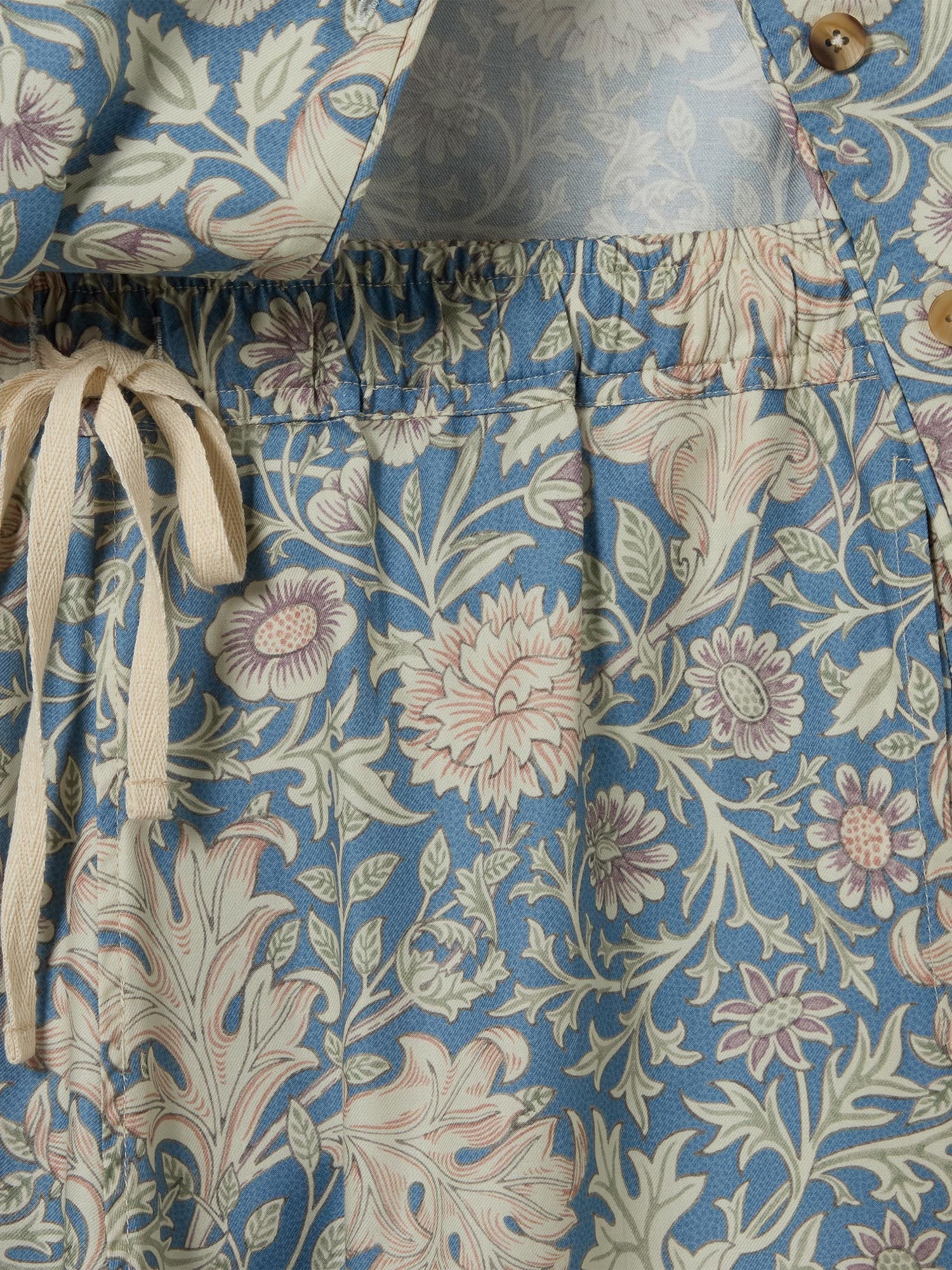 Webbs Blue Double Bough Cotton Pajama Set - Image 5