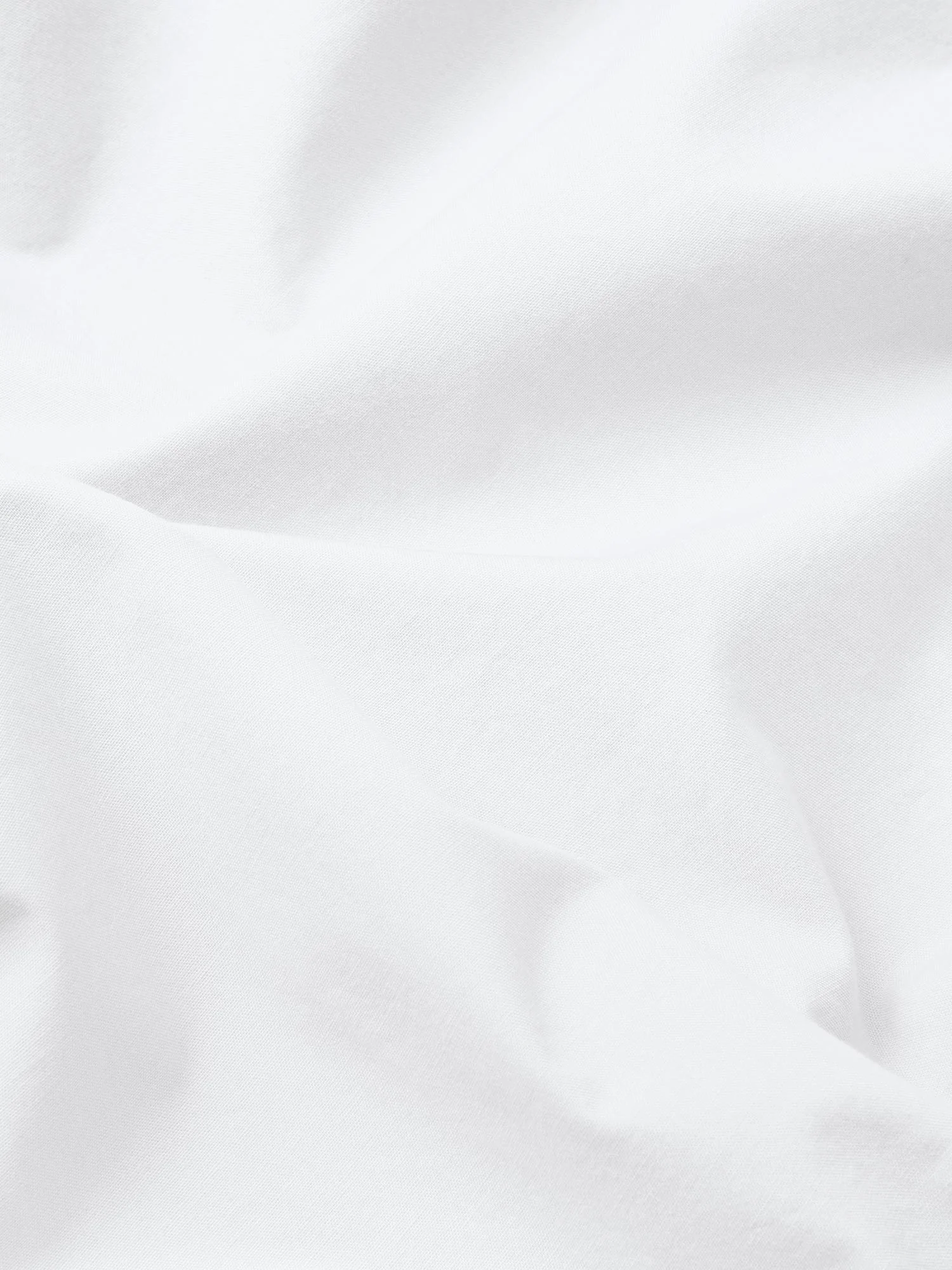 White Washed Cotton Percale Fitted Sheet - Image 3